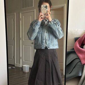 Ralph Lauren Dark Brown A-Line Skirt